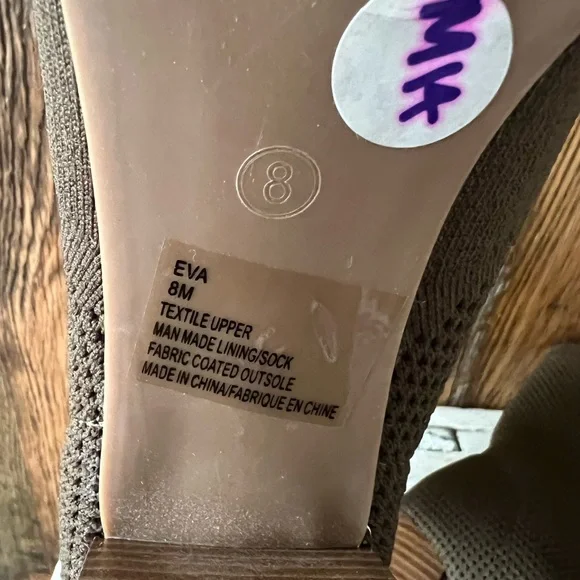 Charlotte Russe Olive Green Sock Heel - Picture 5 of 7